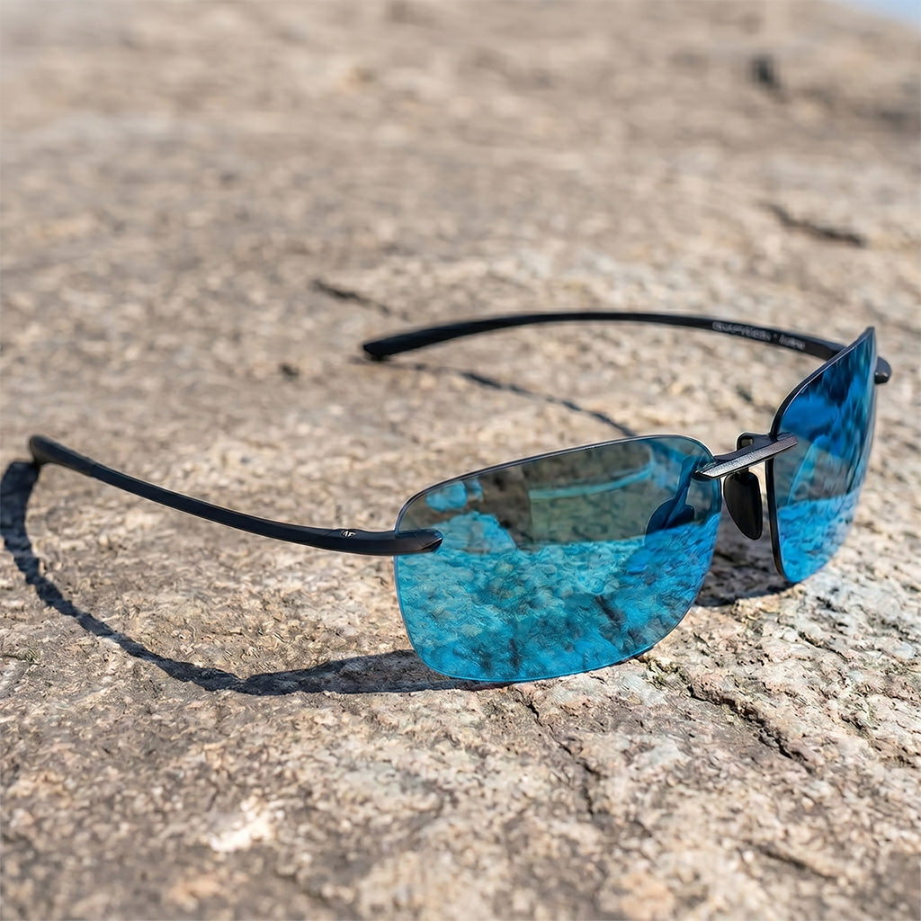 【ANY 3 ONLY $39.97 + FREE SHIPPNGG 】AeroFit RX052 Rimless Polarized Sunglasses | UV400