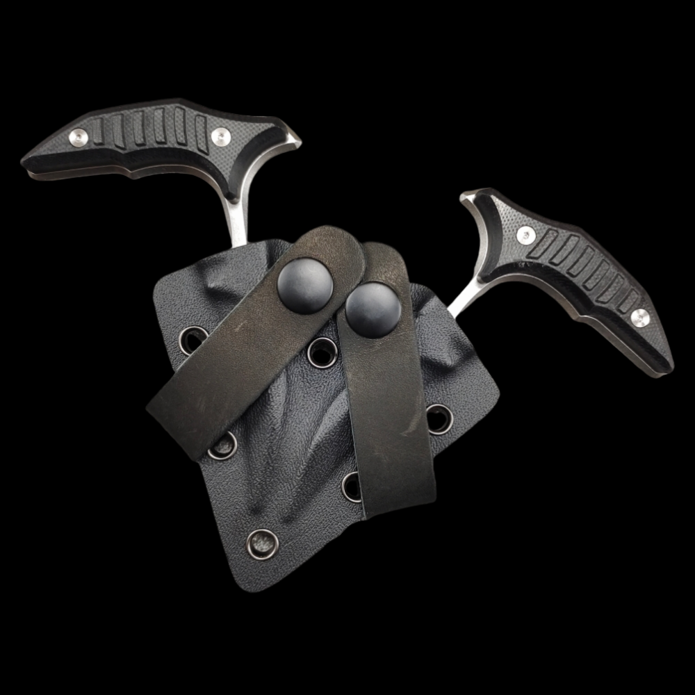One-piece steel high hardness claw knife