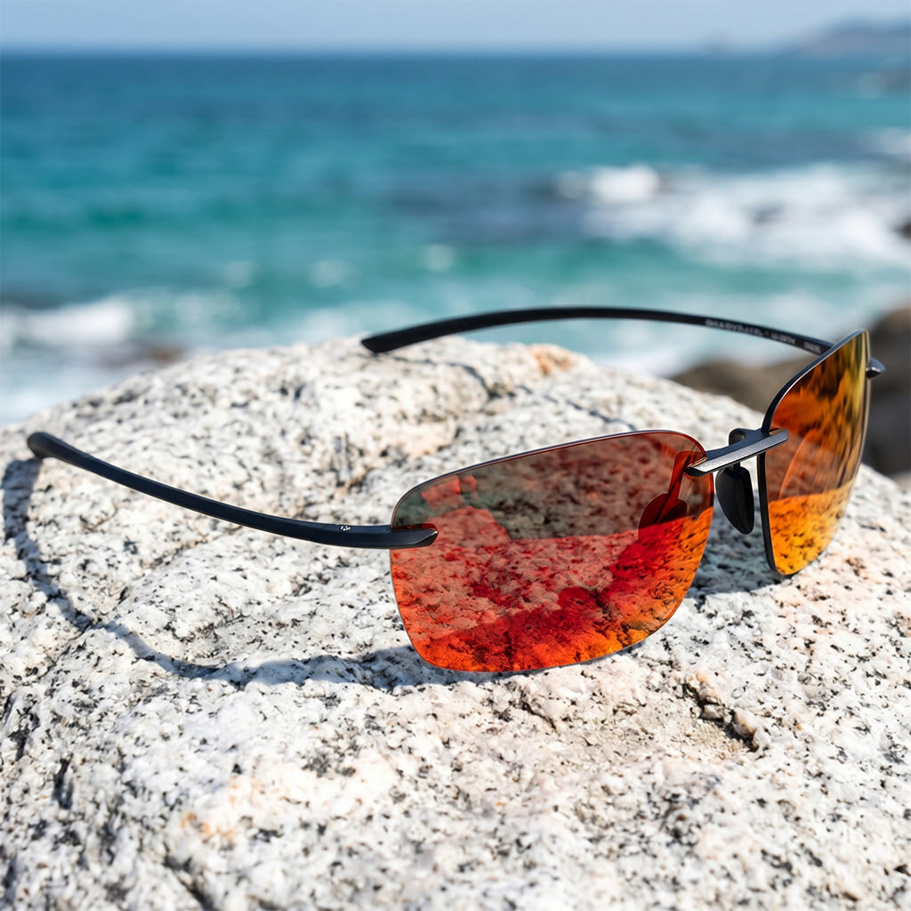 【ANY 3 ONLY $39.97 + FREE SHIPPNGG 】AeroFit RX052 Rimless Polarized Sunglasses | UV400
