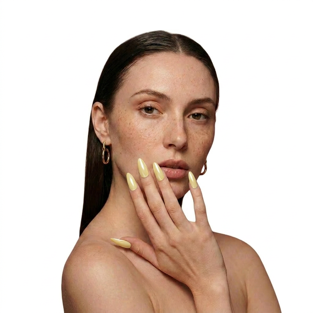 Jolifeu Classic Nude Almond Press on Nails - Minimalist Essential
