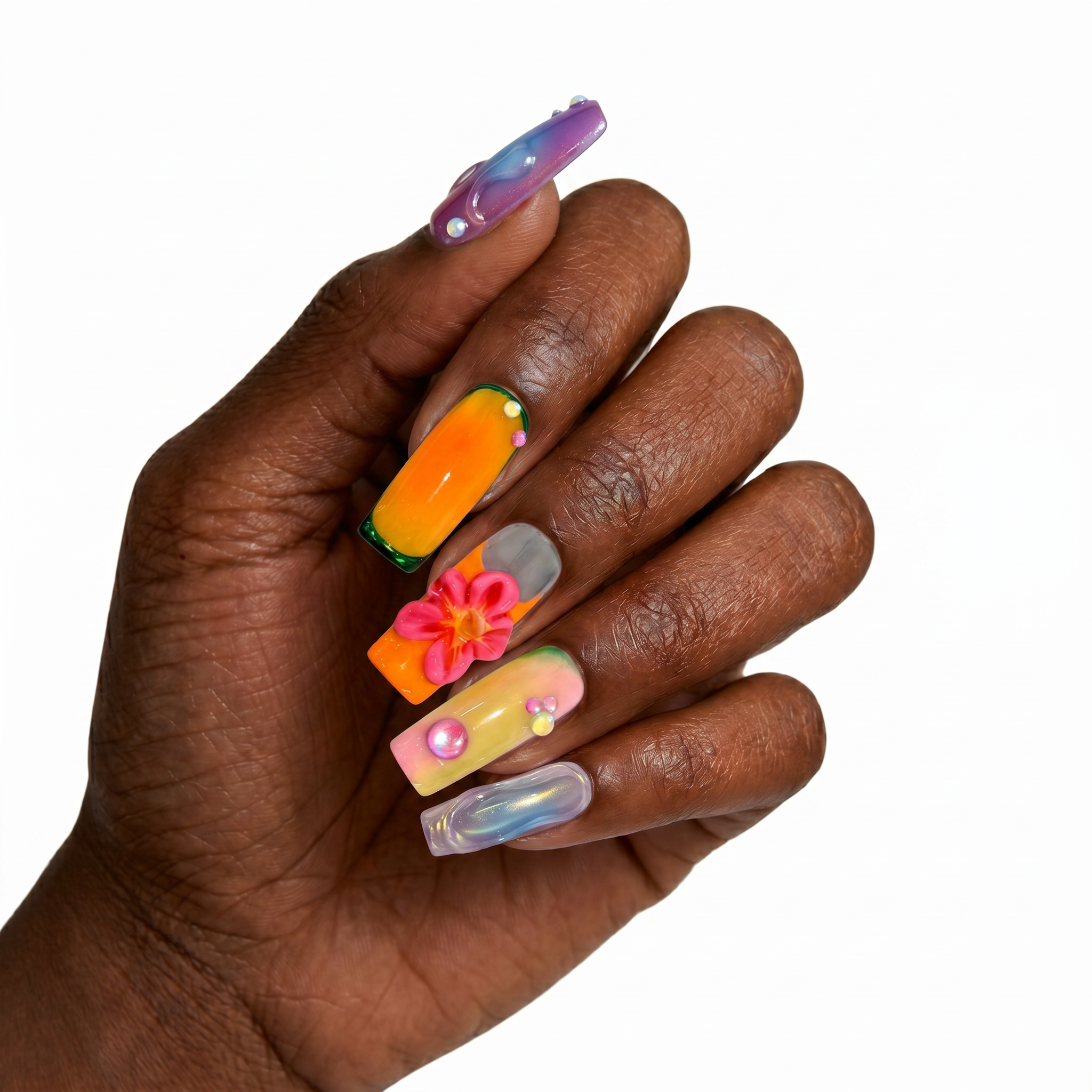 Vibrant Chroma & 3D Florals