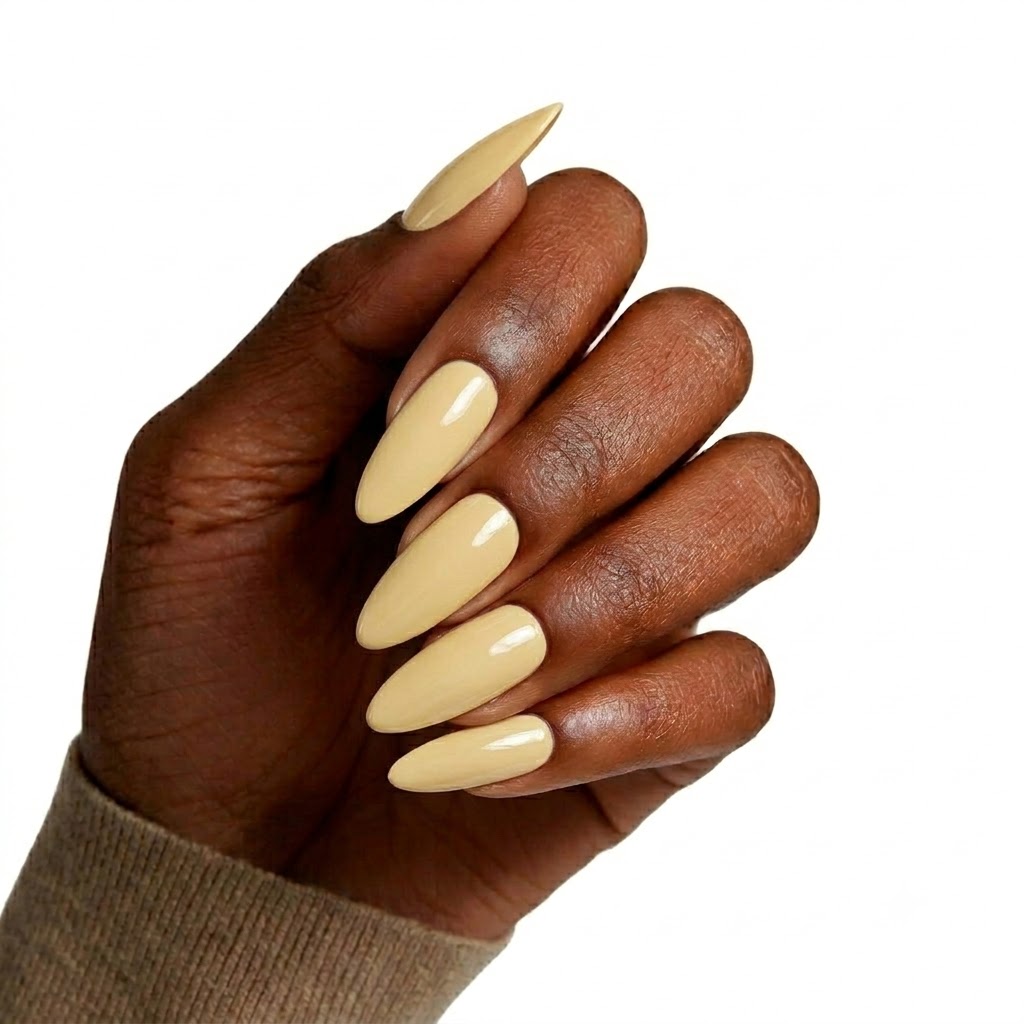 Jolifeu Classic Nude Almond Press on Nails - Minimalist Essential