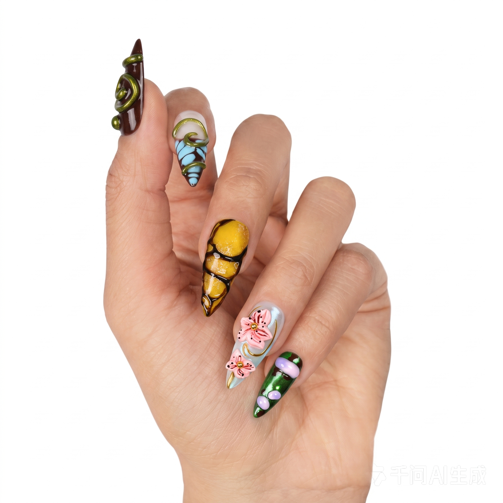 Vintage Baroque Forest & 3D Florals