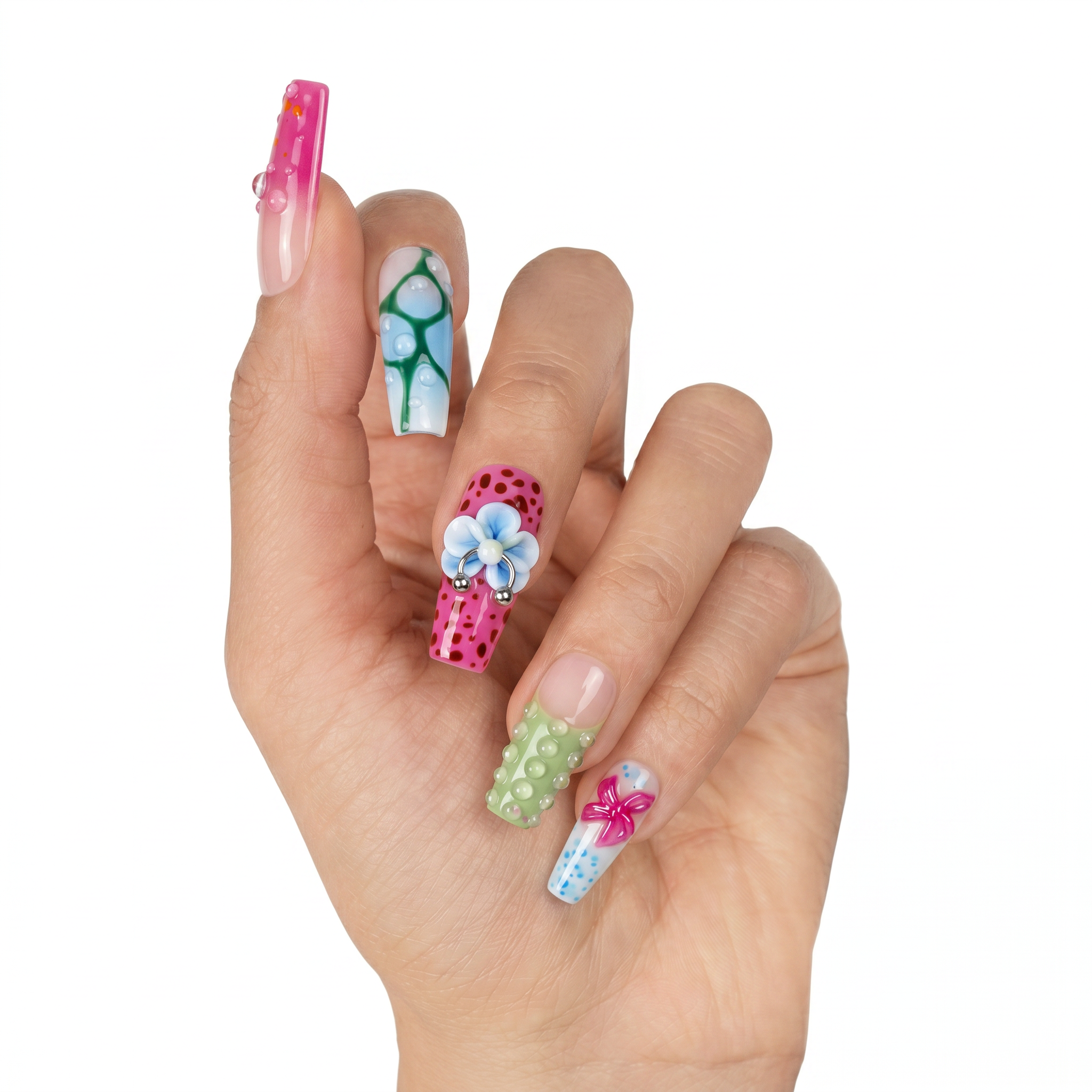 Pierced Botanical & Wild 3D Florals