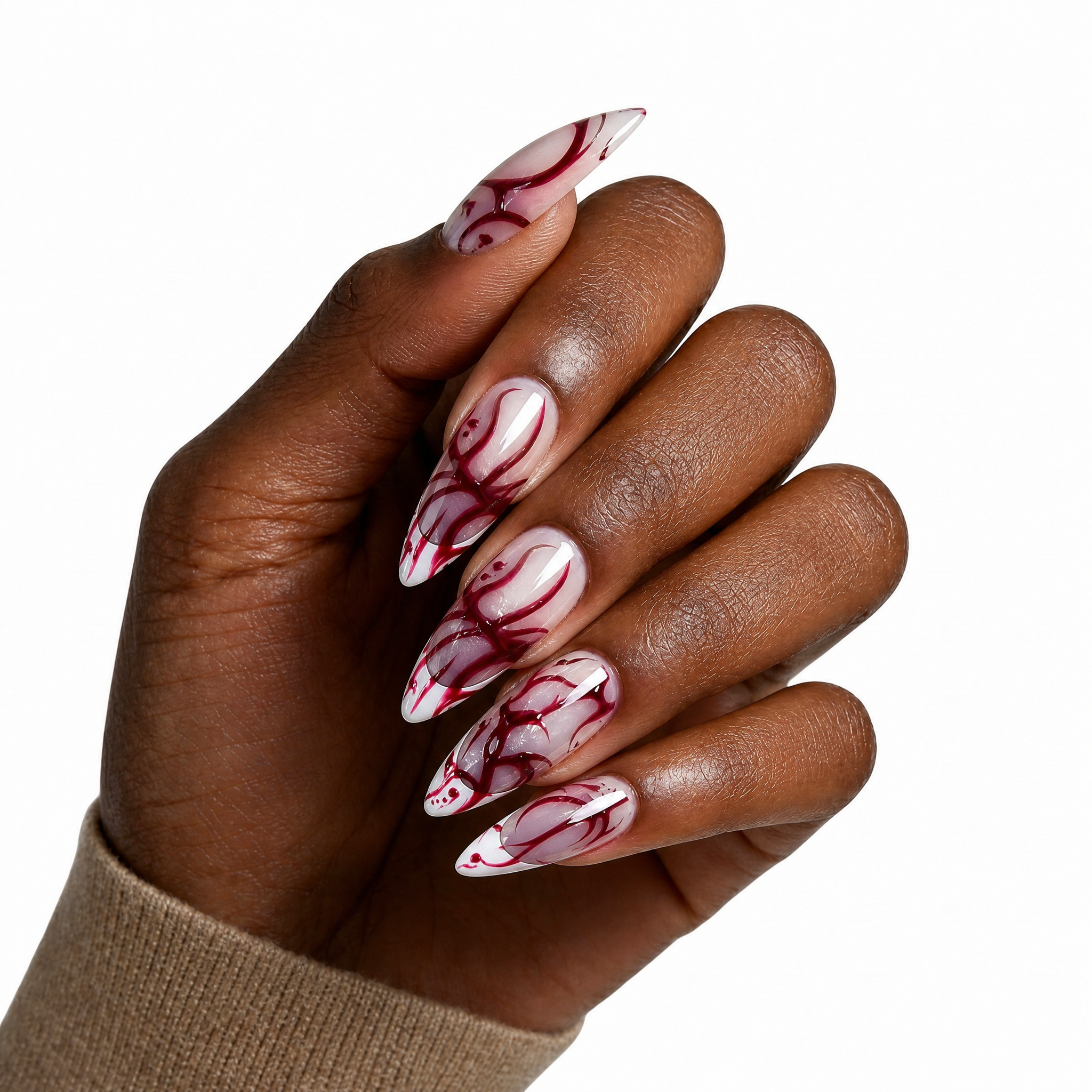 Gothic Crimson Tribal & Bleeding French