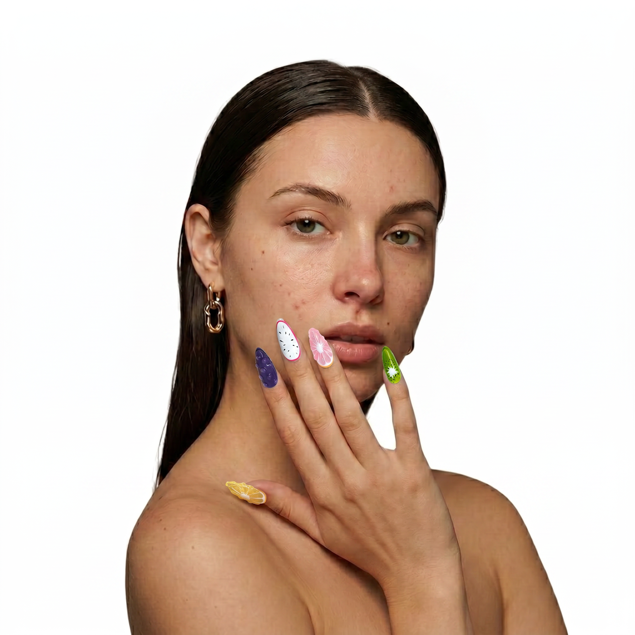 3D Juicy Fruit Harvest & Mismatched Tropical Gradients