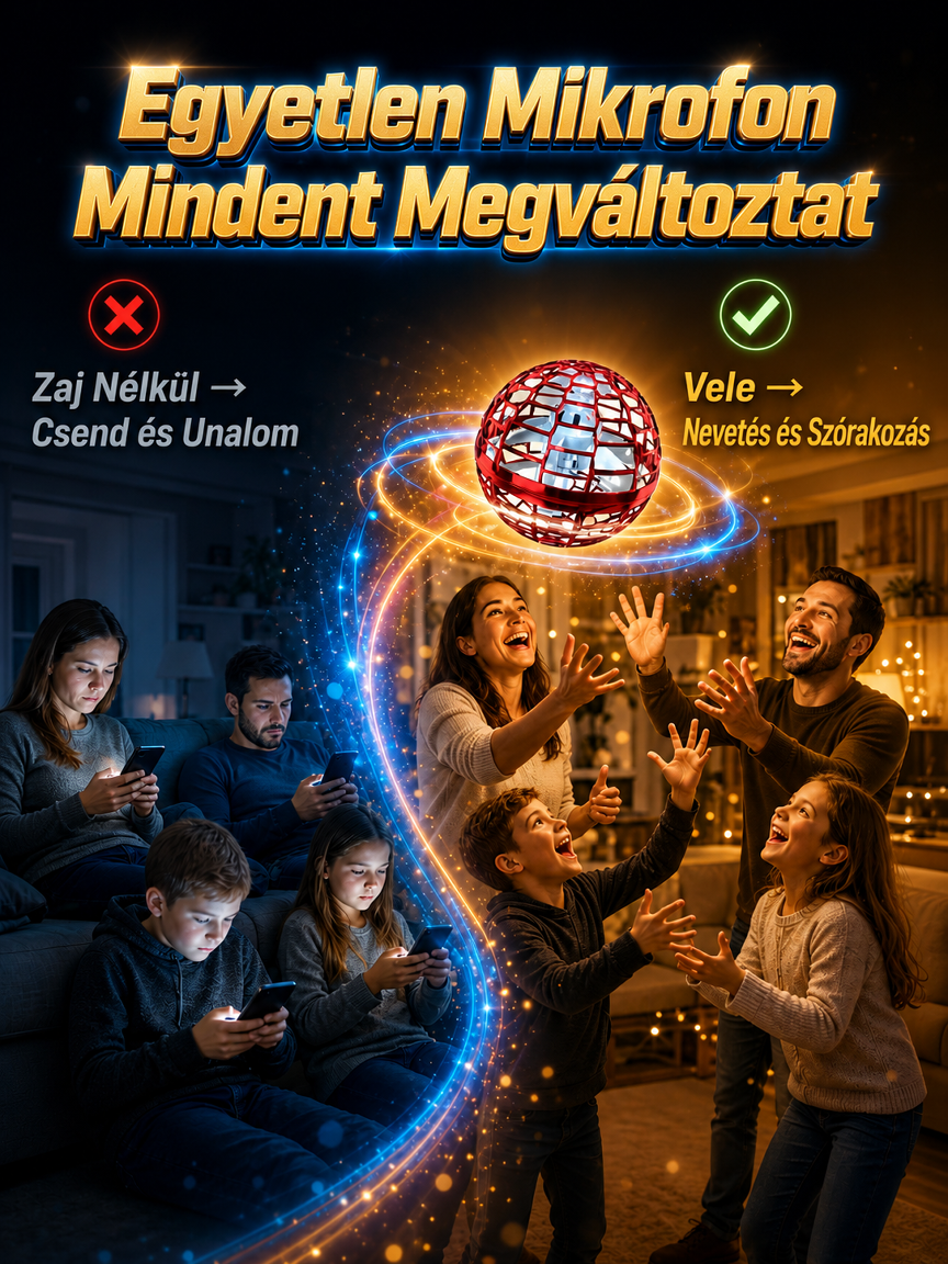 Mágikus Repülő Labda | Kézzel Irányítható UFO Bumeráng 🛸