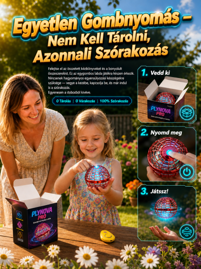 Mágikus Repülő Labda | Kézzel Irányítható UFO Bumeráng 🛸