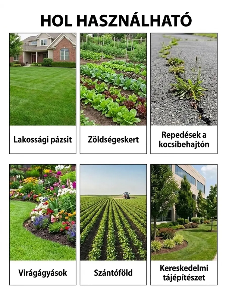 Ultimátum Gyomirtó és Gyökérpusztító | Villámgyors Hatás 2-4 Óra Alatt | Nincs Visszanövés