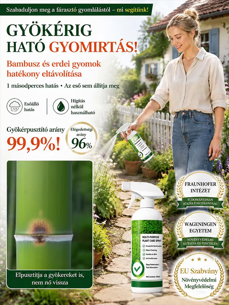 Multi-Purpose erős gyökérirtó permet (99,9%-os hatás)