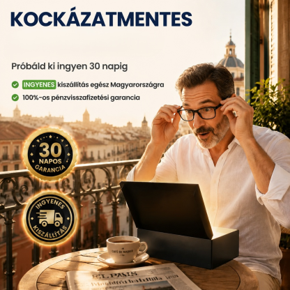 Intelligens 3 az 1-ben Olvasószemüveg | Fényre Sötétedő, Multifokális és Kékfényszűrős TR90