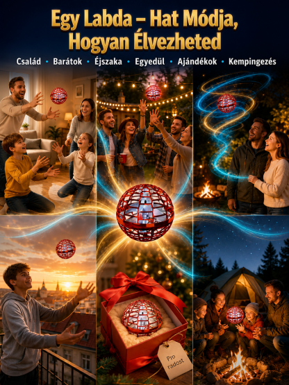 Mágikus Repülő Labda | Kézzel Irányítható UFO Bumeráng 🛸