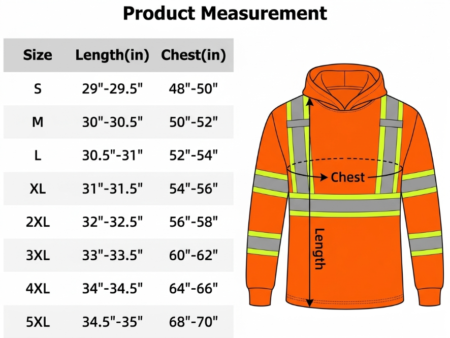 🔥High Visibility Hoodie Long Sleeve Safety Shirt with hoodie Polyester Birdeye Mesh in various color