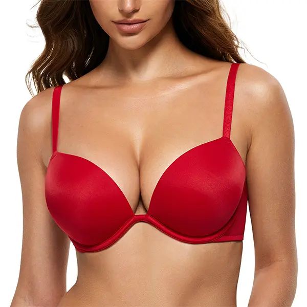 Deep V Push Up Padded T-shirt Bra Everyday Bras For Womenswear