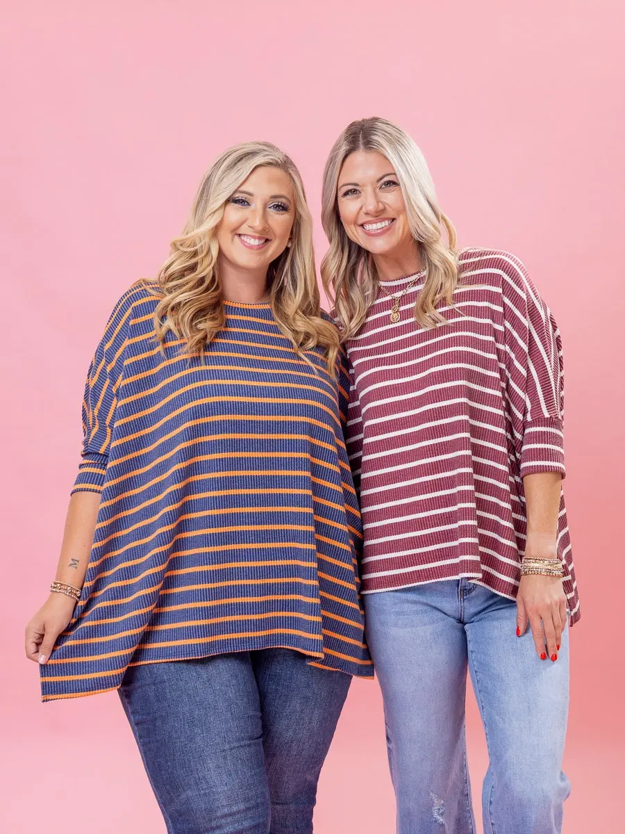 Game Day Raised Rib Easy Fit Top | REG-PLUS Pair with sku72529