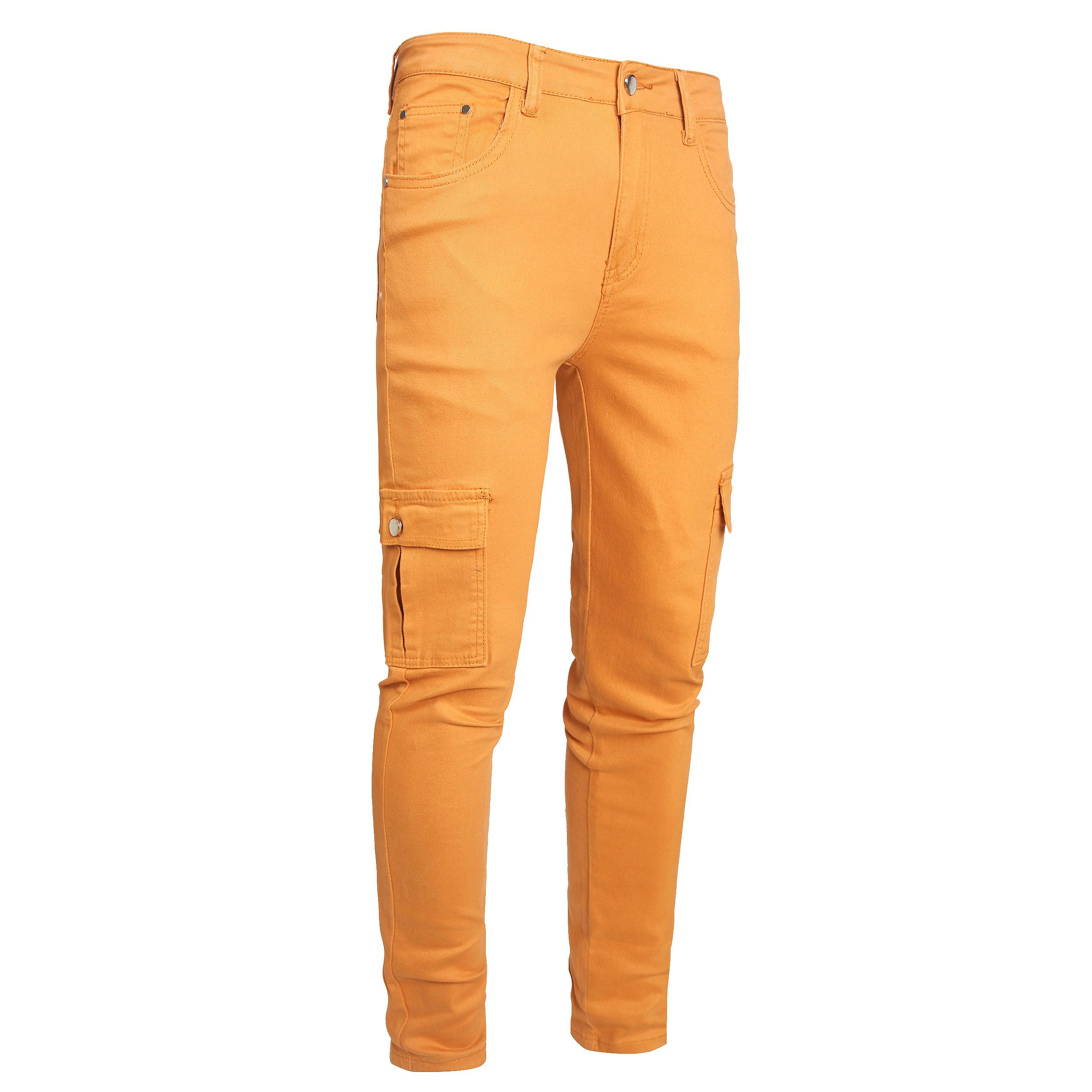 JUNBAOSS Menswear Men's Stretchy Skinny Denim Jeans - Elastized Comfort Waist, Distressed Ripped, Slim Tapered Leg, Full-Length Cotton Pants with Zipper, Classic Personalized Design, Hipster, Stylish