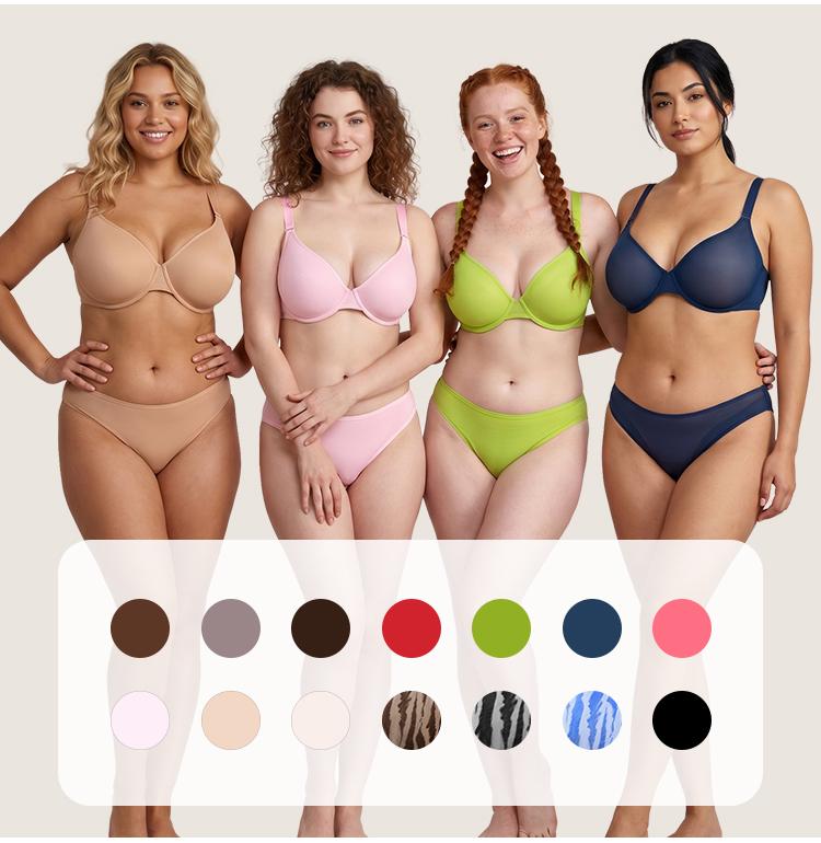 HSIA Seraphina Air Light Breathable Sheer Mesh Halter Bra Plus Size Summer Unlined Full Coverage Bra Underwire Support Non Padded Bra Lightweight Convertible Multiway 5-Way Wear Front Adjustable Detachable Straps Comfort Everyday Womenswear