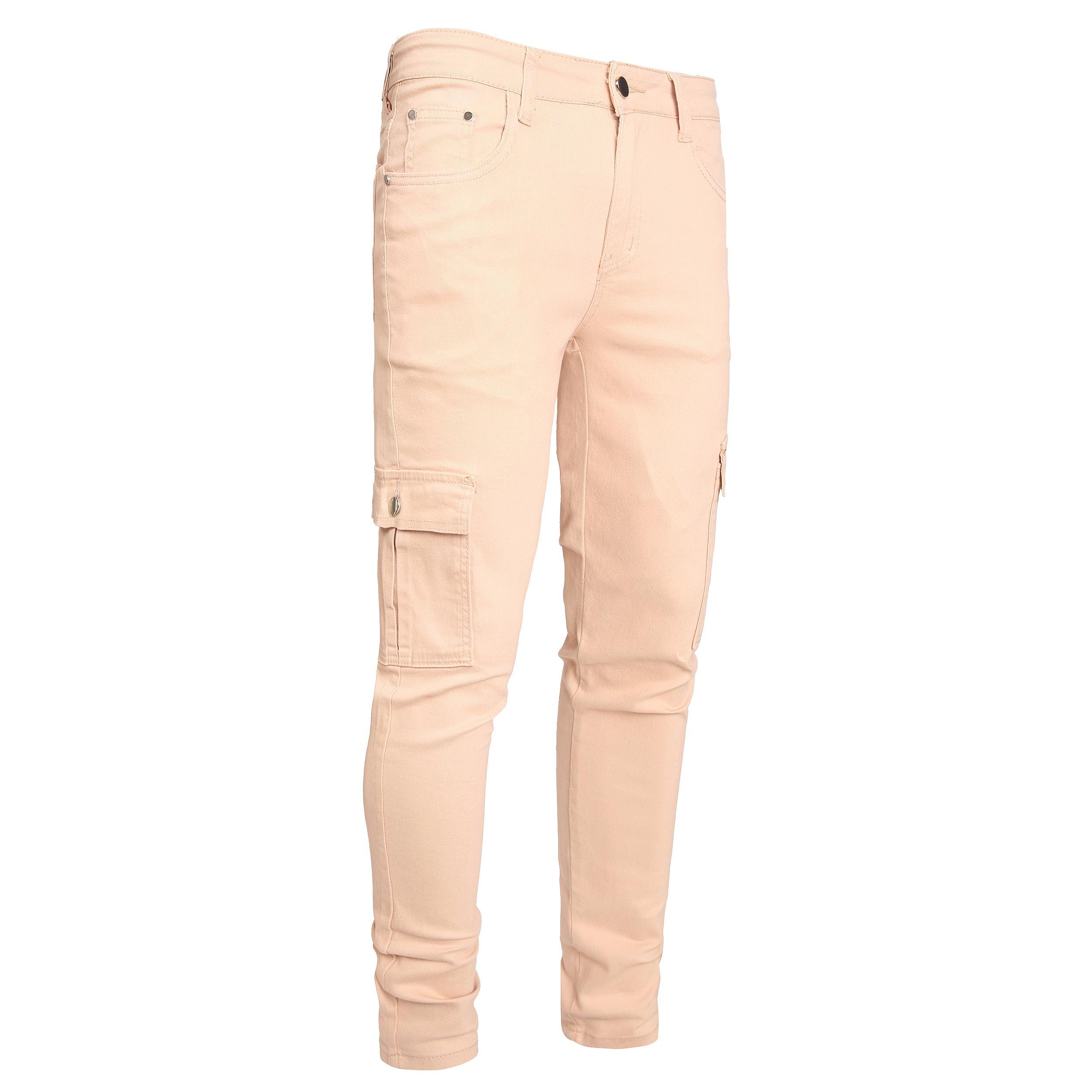 JUNBAOSS Menswear Men's Stretchy Skinny Denim Jeans - Elastized Comfort Waist, Distressed Ripped, Slim Tapered Leg, Full-Length Cotton Pants with Zipper, Classic Personalized Design, Hipster, Stylish