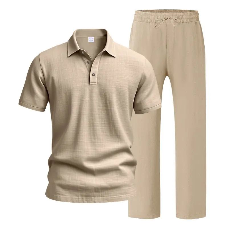 Men’s Linen Beach Two Piece Set