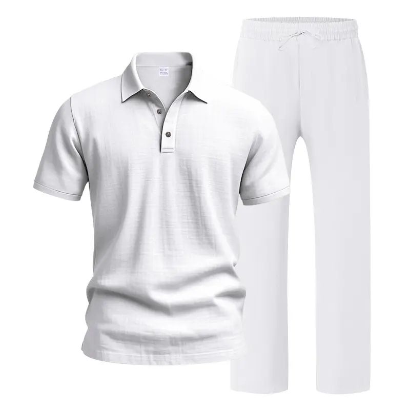 Men’s Linen Beach Two Piece Set
