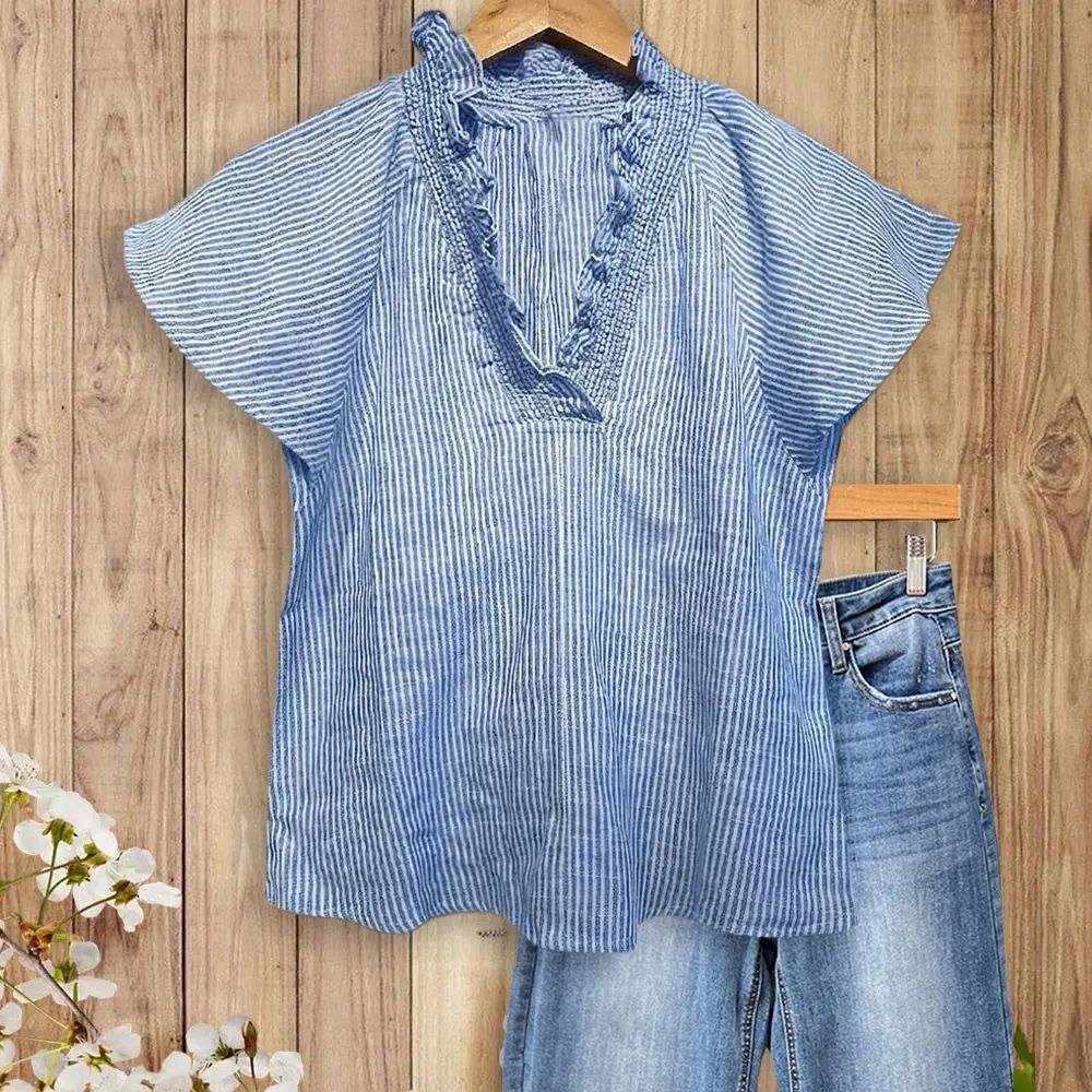 Effortless Casual Chic Top, Fresh Womenswear For moms Teachers Students