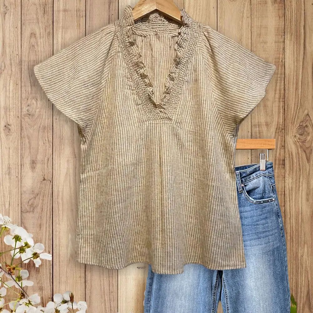 Effortless Casual Chic Top, Fresh Womenswear For moms Teachers Students