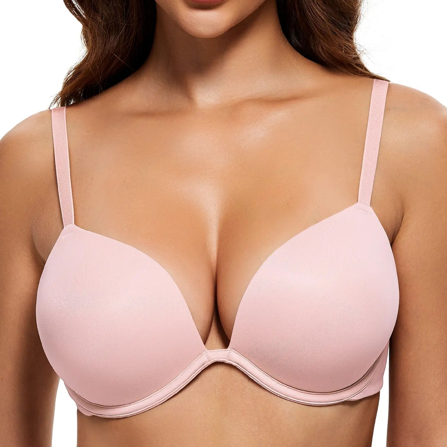 Deep V Push Up Padded T-shirt Bra Everyday Bras For Womenswear