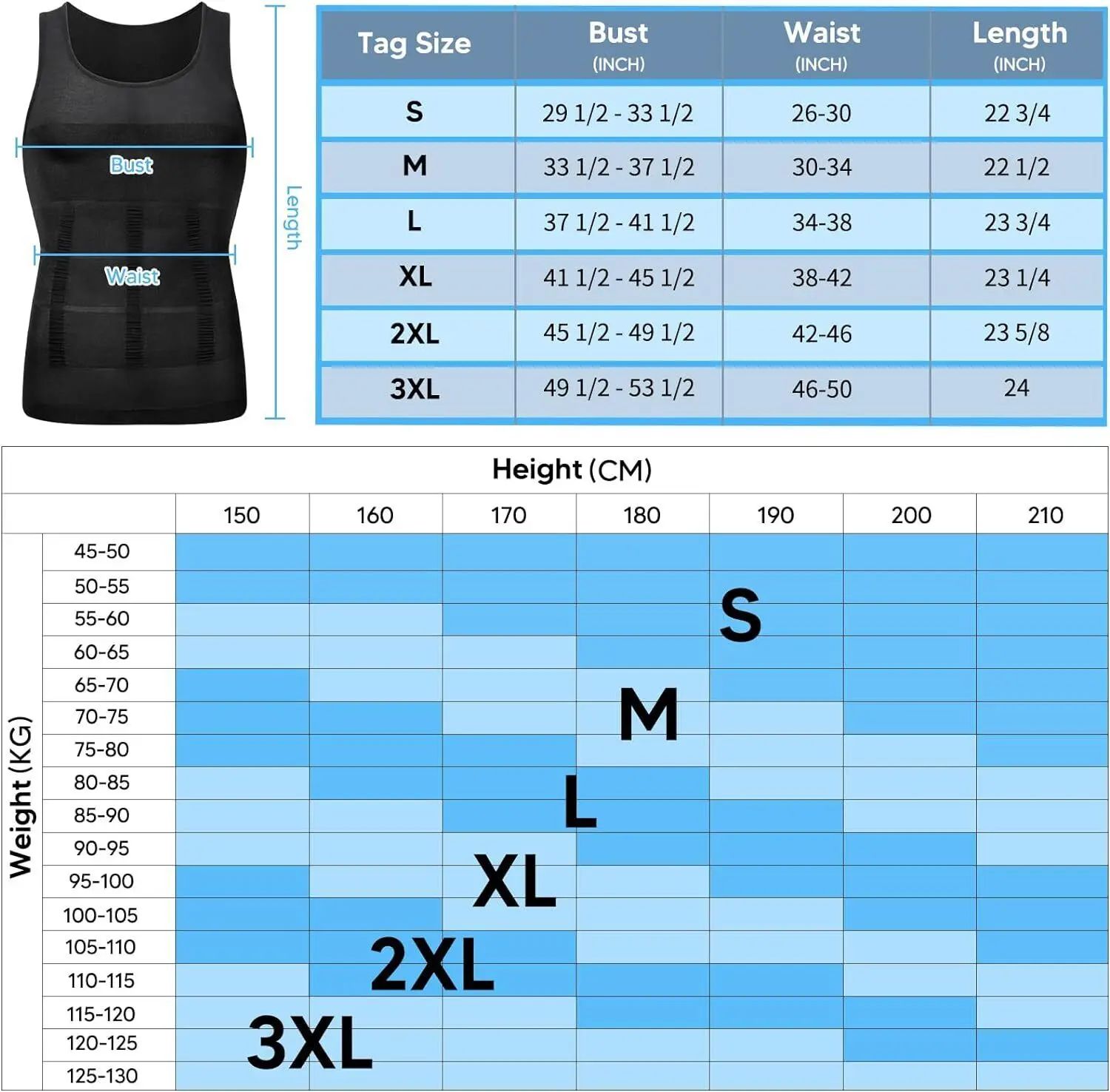 ✨LAST DAY SALE 90% OFF💕Men Shaping Vest,Men Sleeveless Shirt Shapewear