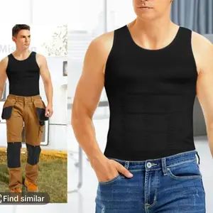 ✨LAST DAY SALE 90% OFF💕Men Shaping Vest,Men Sleeveless Shirt Shapewear