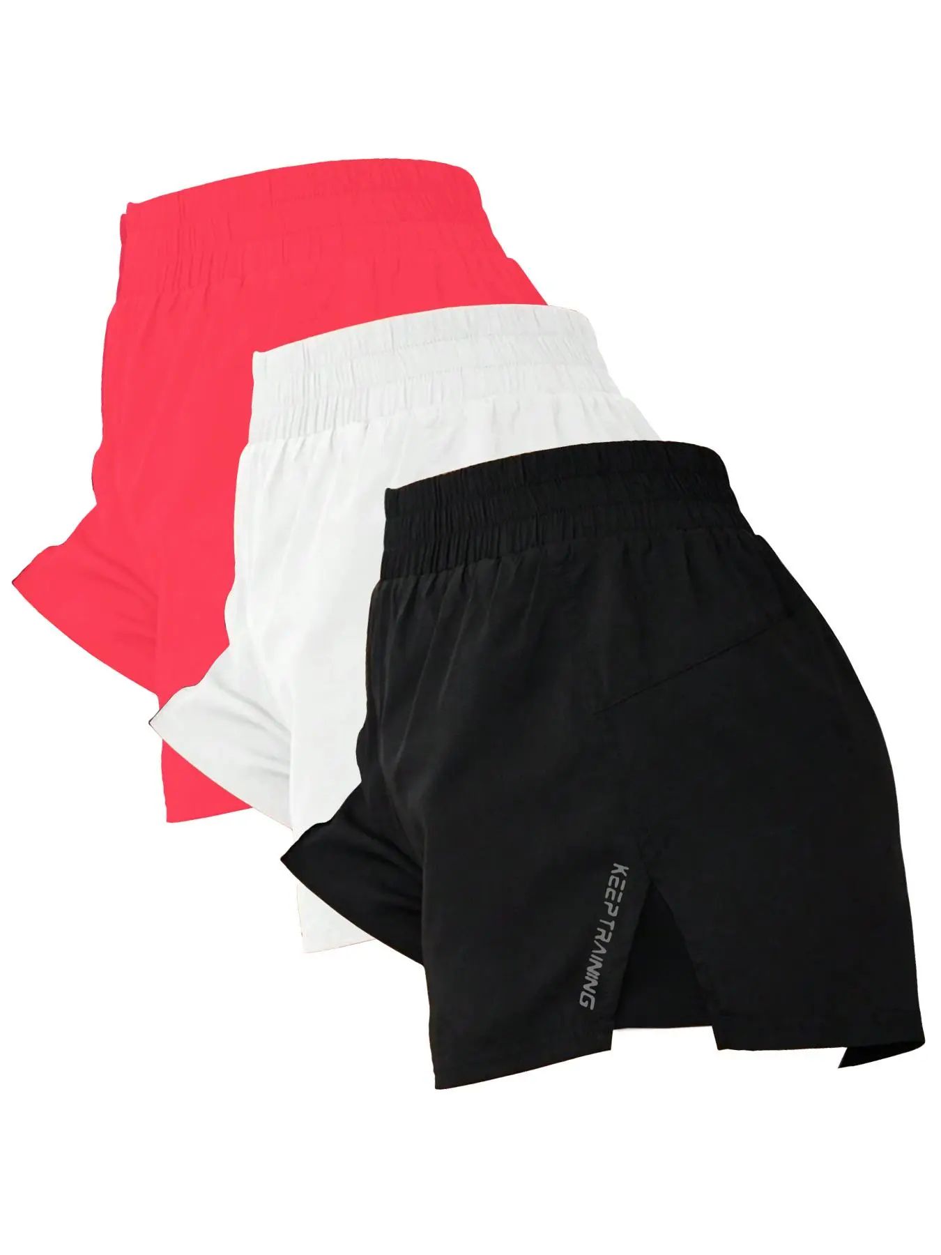 Women's Letter Print Shorts, Casual Pocket Shorts for Summer, Ladies Bottoms for All Seasons