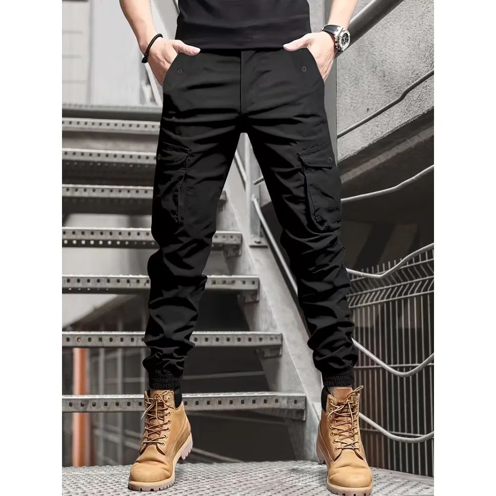 Men's Cargo Pants with Multi-Pockets