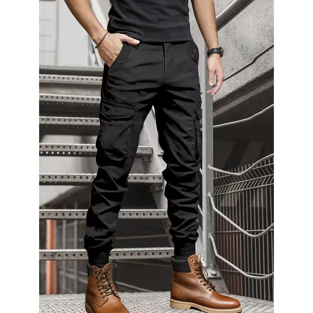 Men's Cargo Pants with Multi-Pockets