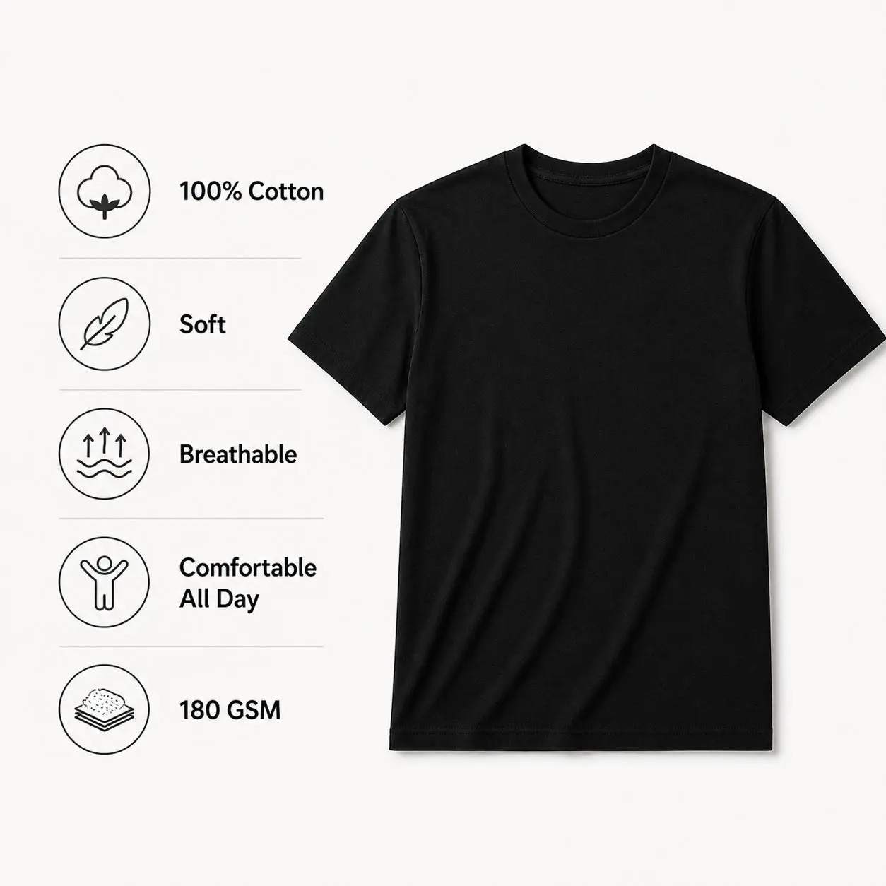 Men's Crew Neck T-Shirt