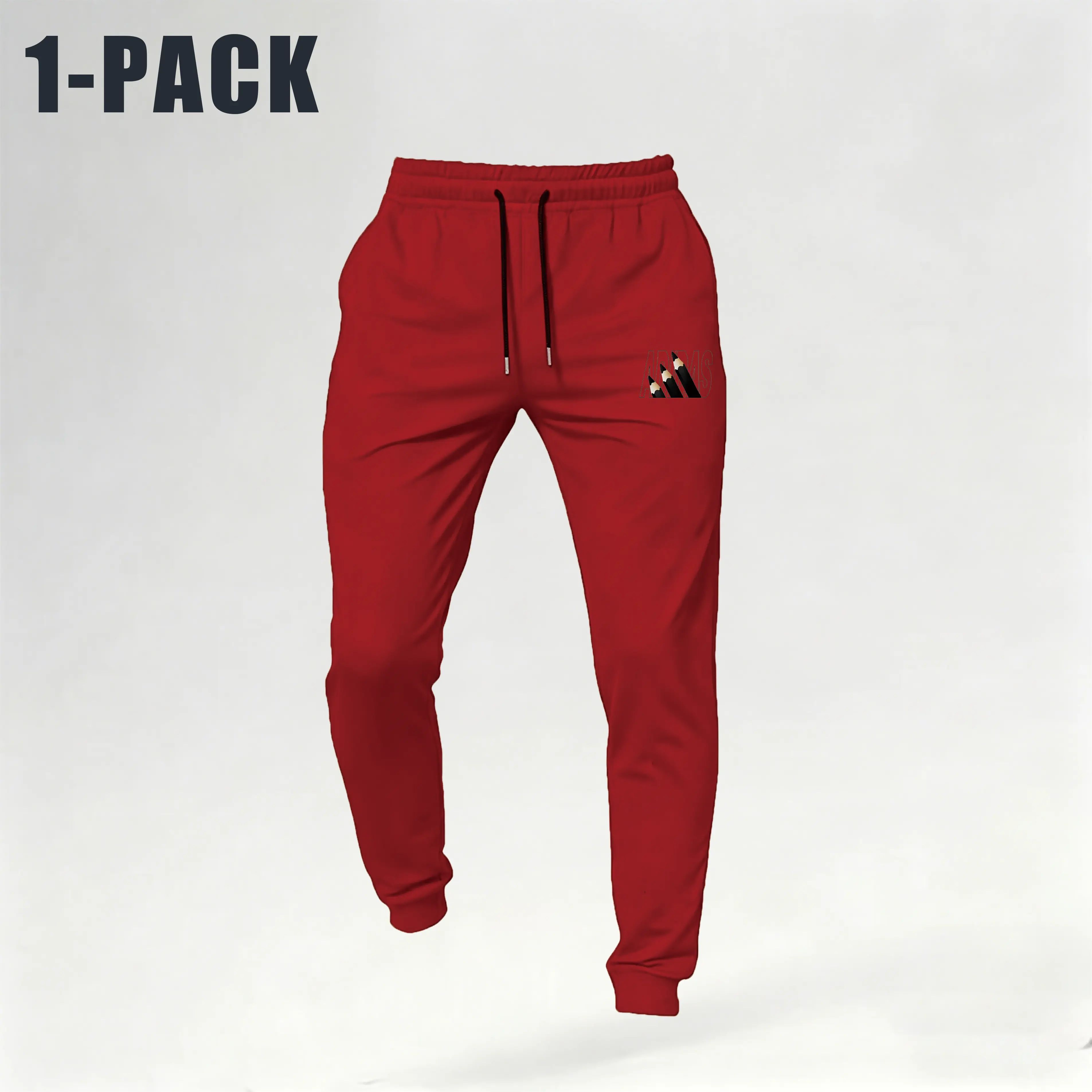 Men Sweatpants 4 Pack, Elastic Drawstring Joggers