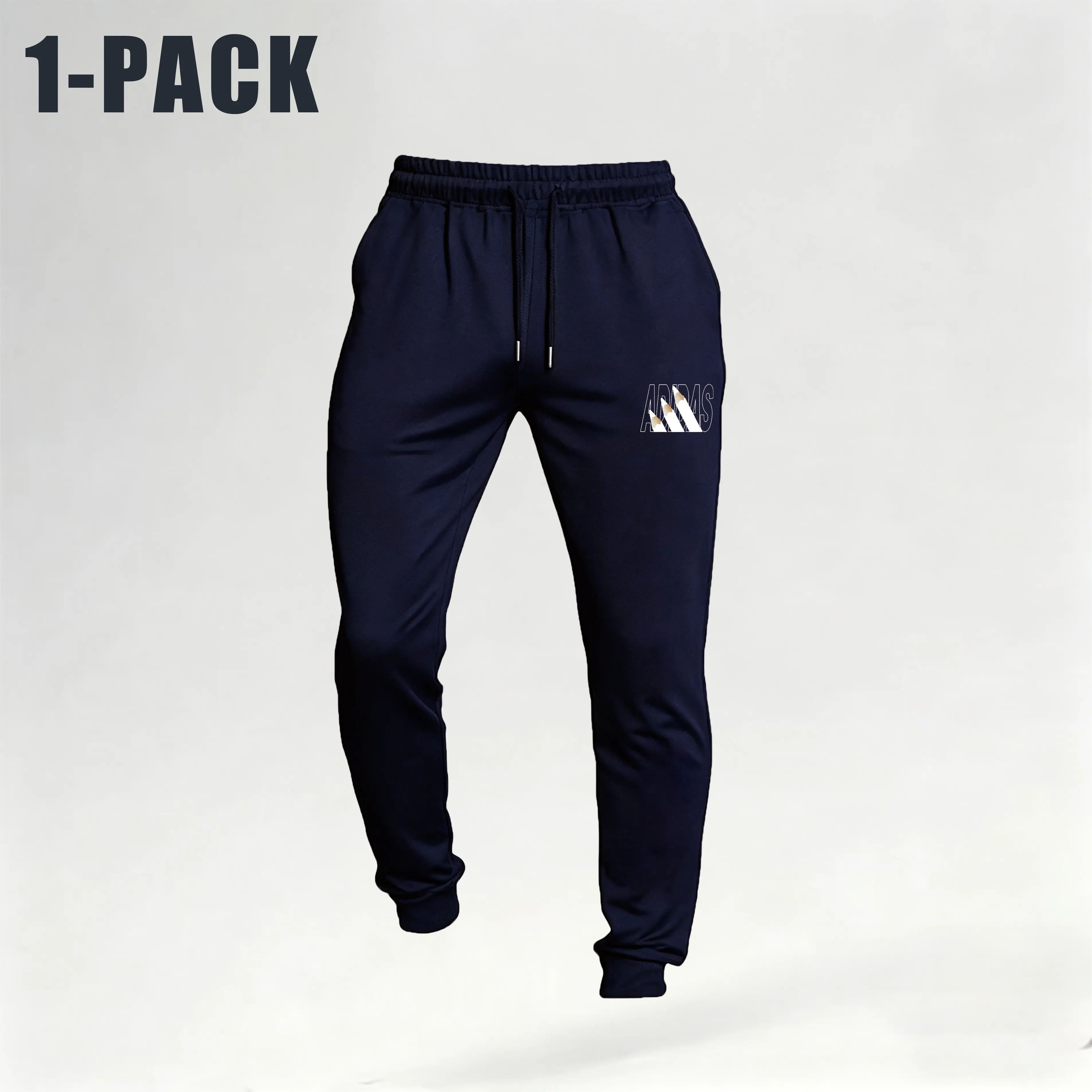 Men Sweatpants 4 Pack, Elastic Drawstring Joggers