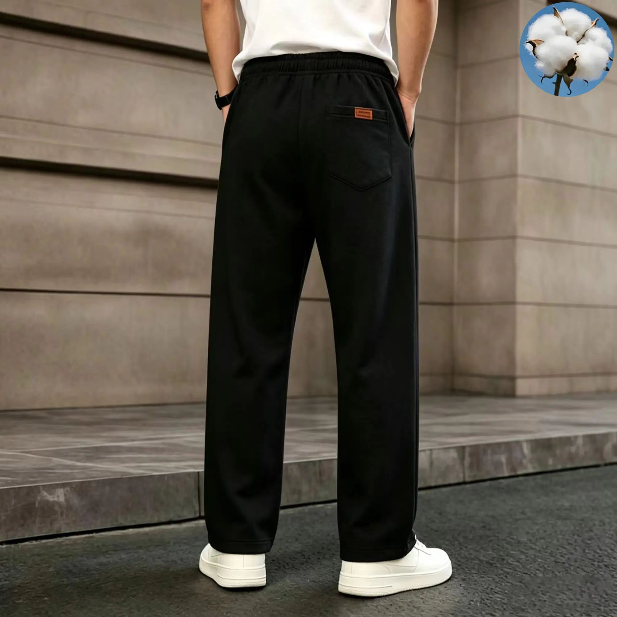 🔥Men's Baggy Fleece Sweatpants - Loose Fit Casual Streetwear Jogger Pants
