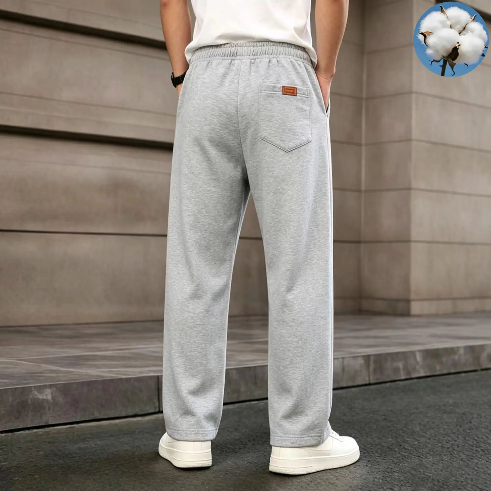 🔥Men's Baggy Fleece Sweatpants - Loose Fit Casual Streetwear Jogger Pants