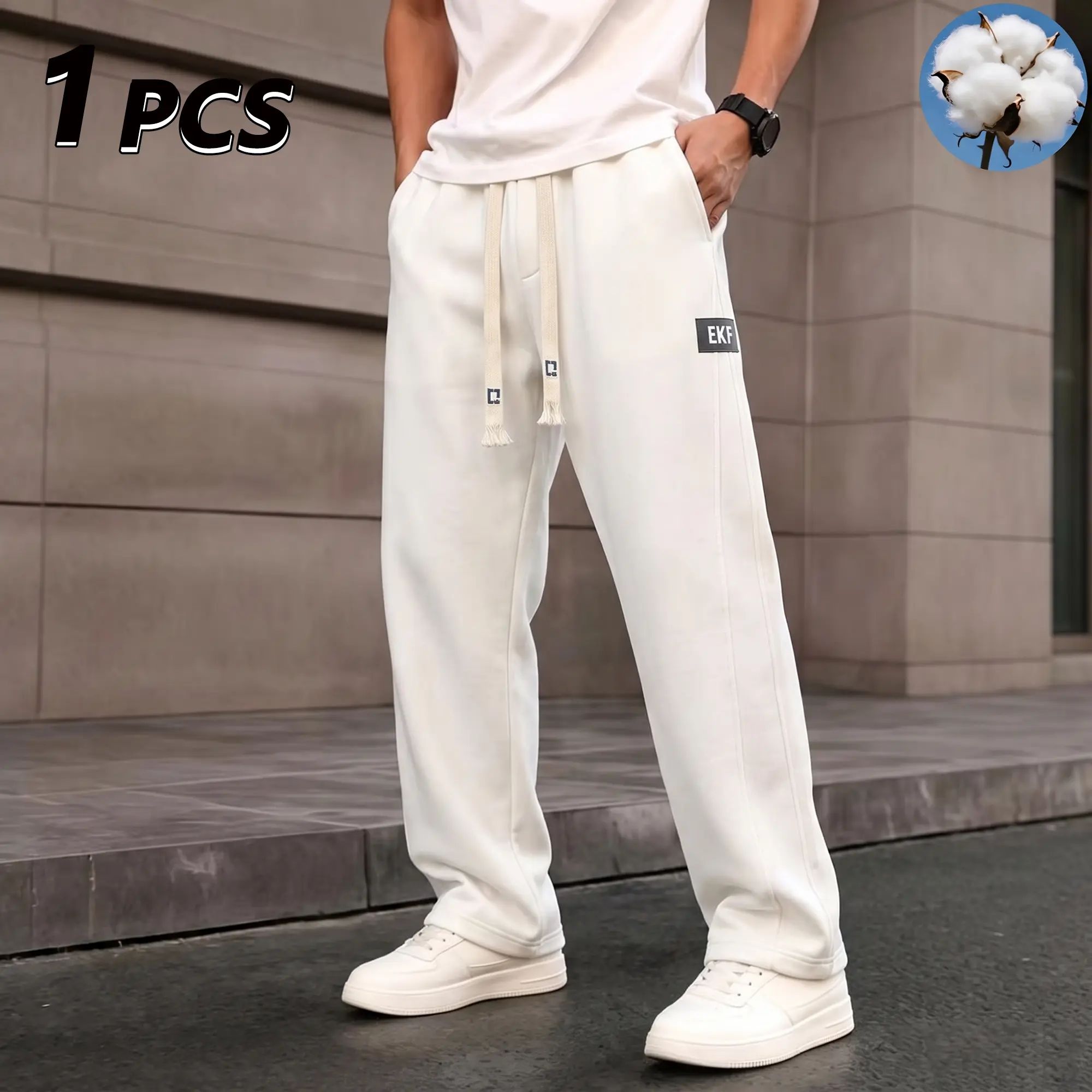 🔥Men's Baggy Fleece Sweatpants - Loose Fit Casual Streetwear Jogger Pants