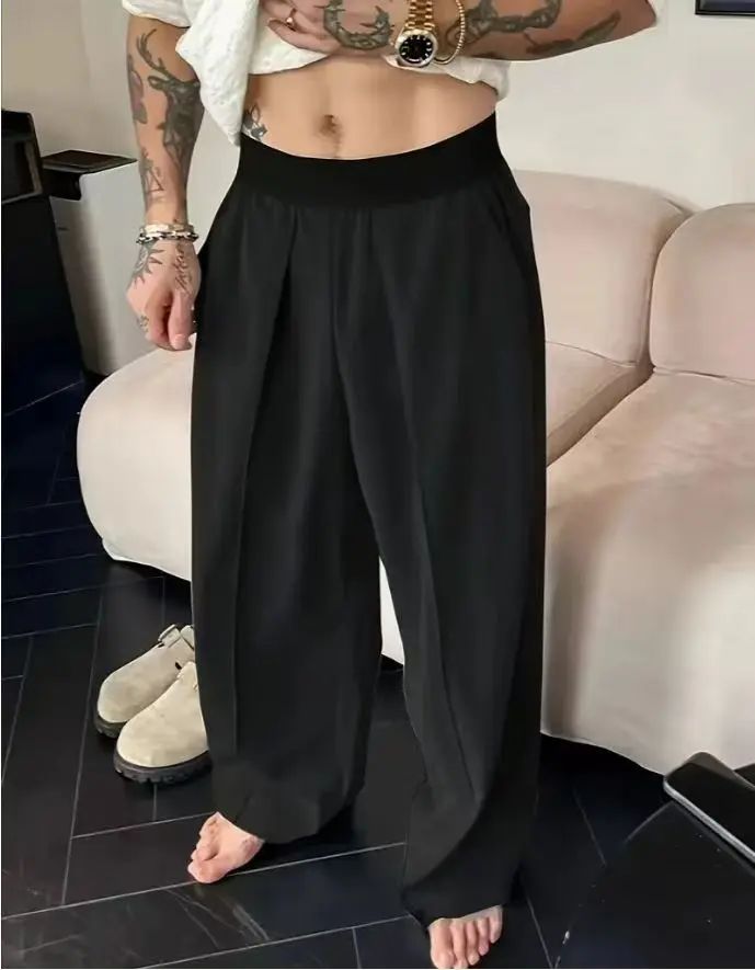 Loose Wide Leg Pants - Comfortable & Stylish High-Waisted Design for Everyday Wear