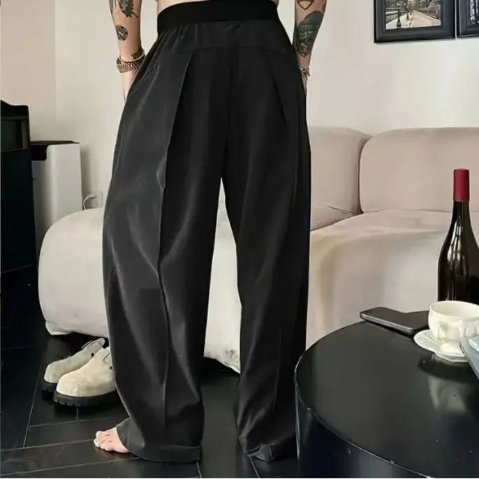 Loose Wide Leg Pants - Comfortable & Stylish High-Waisted Design for Everyday Wear
