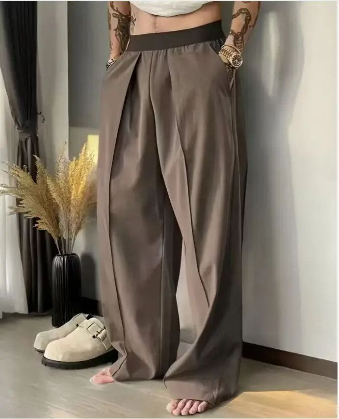 Loose Wide Leg Pants - Comfortable & Stylish High-Waisted Design for Everyday Wear