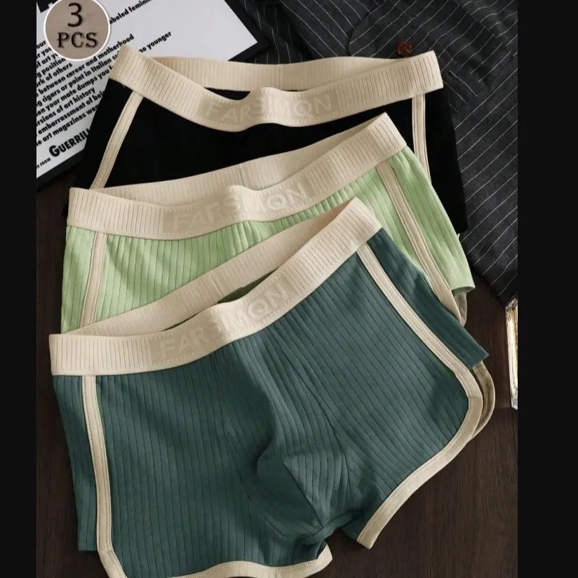 Men's Ultra-Soft 3-Pack Boxer Briefs – Breathable Contour Pouch Underwear