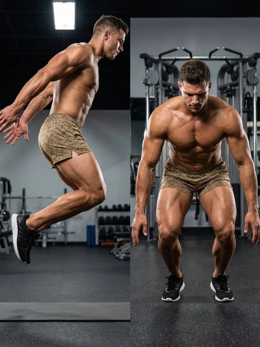 Men's 3-Inch Athletic Bodybuilding Shorts - Quick-Dry Stretch Activewear with Side Slit