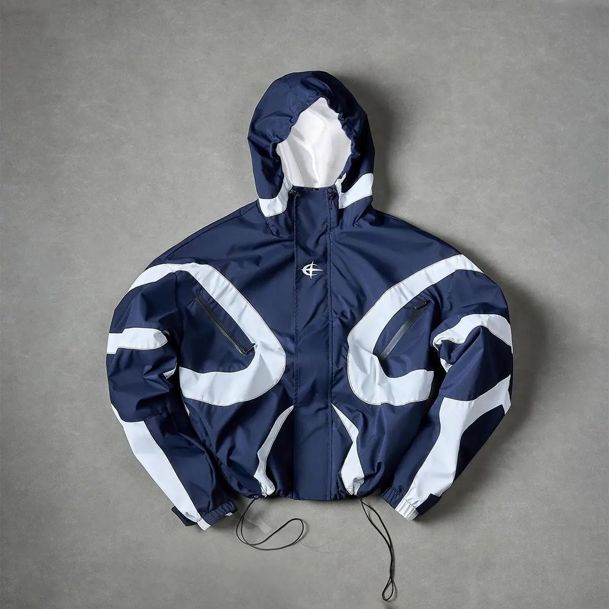 Men's Stylish Futuristic Techwear Windbreaker Coat