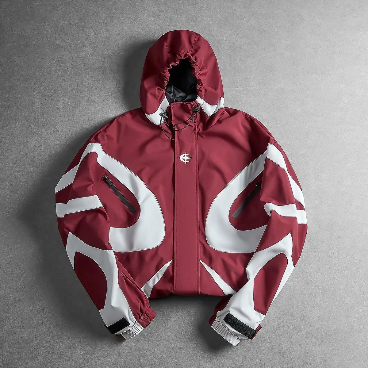 Men's Stylish Futuristic Techwear Windbreaker Coat