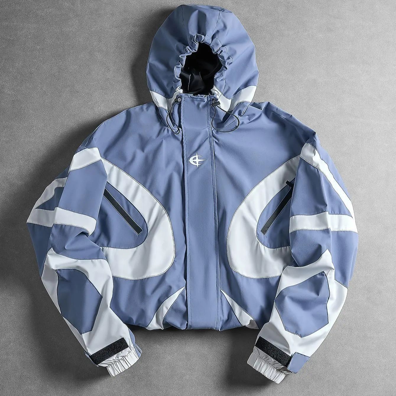 Men's Stylish Futuristic Techwear Windbreaker Coat
