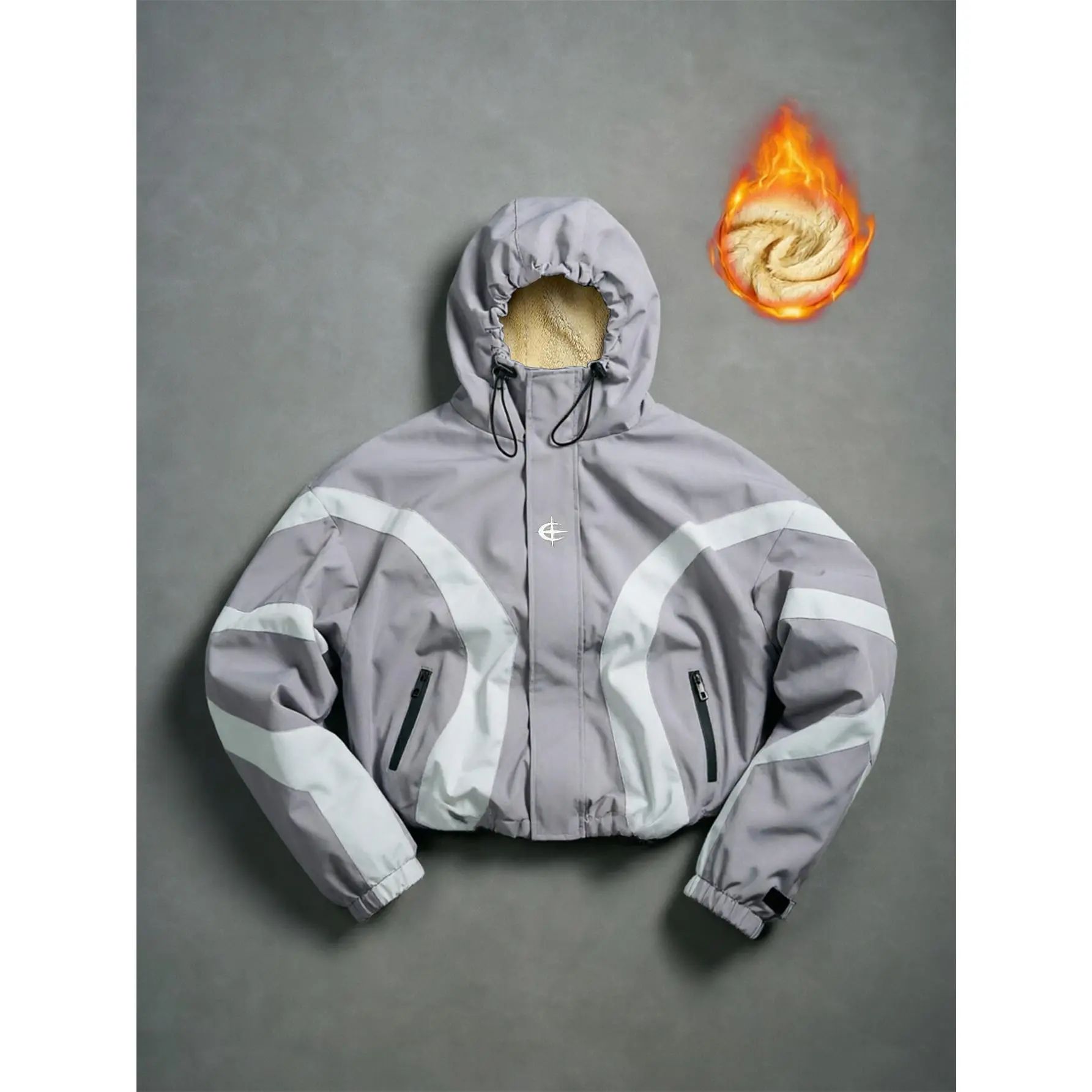 Men's Stylish Futuristic Techwear Windbreaker Coat