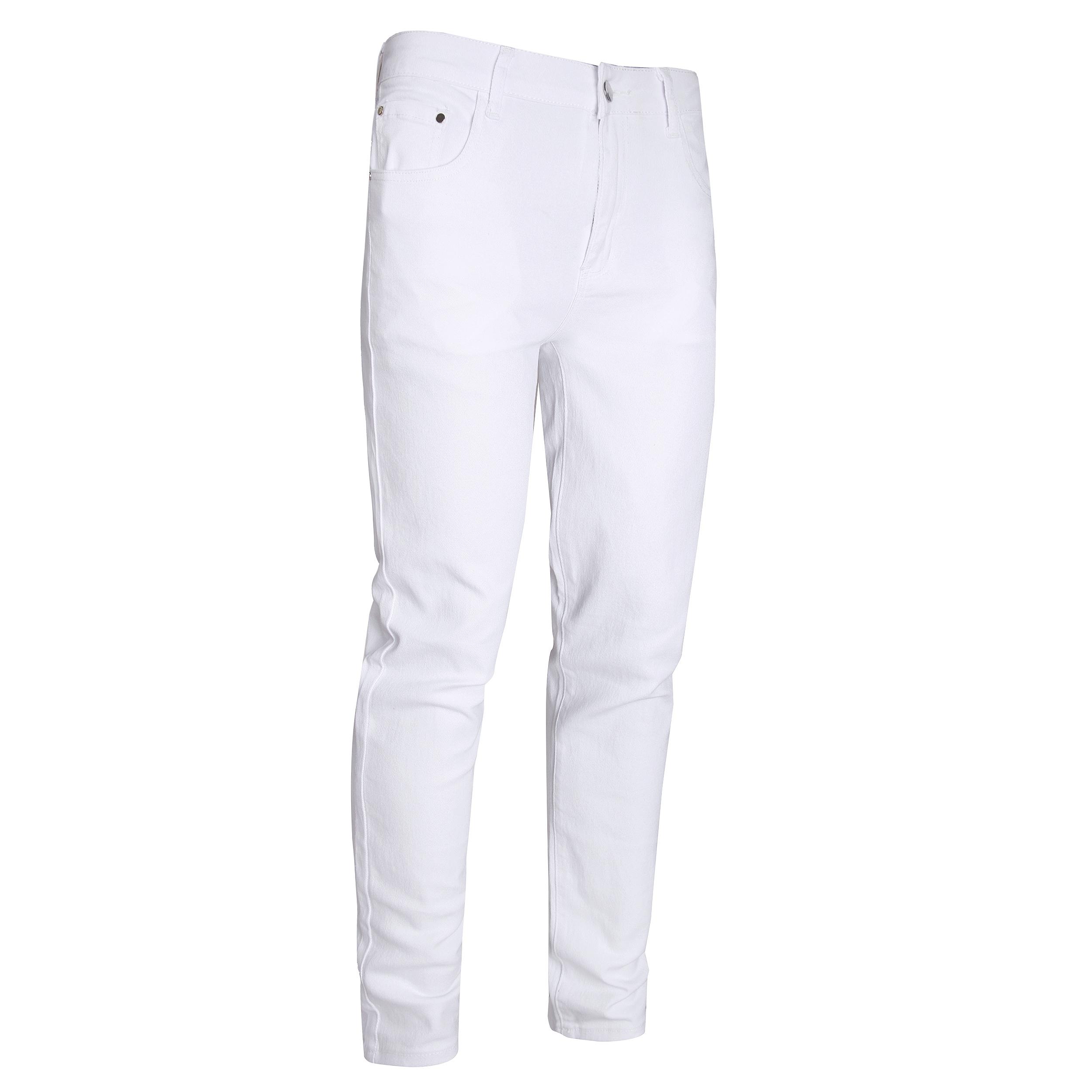 JUNBAOSS Menswear Men's Stretchy Skinny Denim Jeans - Elastized Comfort Waist, Distressed Ripped, Slim Tapered Leg, Full-Length Cotton Pants with Zipper, Classic Personalized Design, Hipster, Stylish