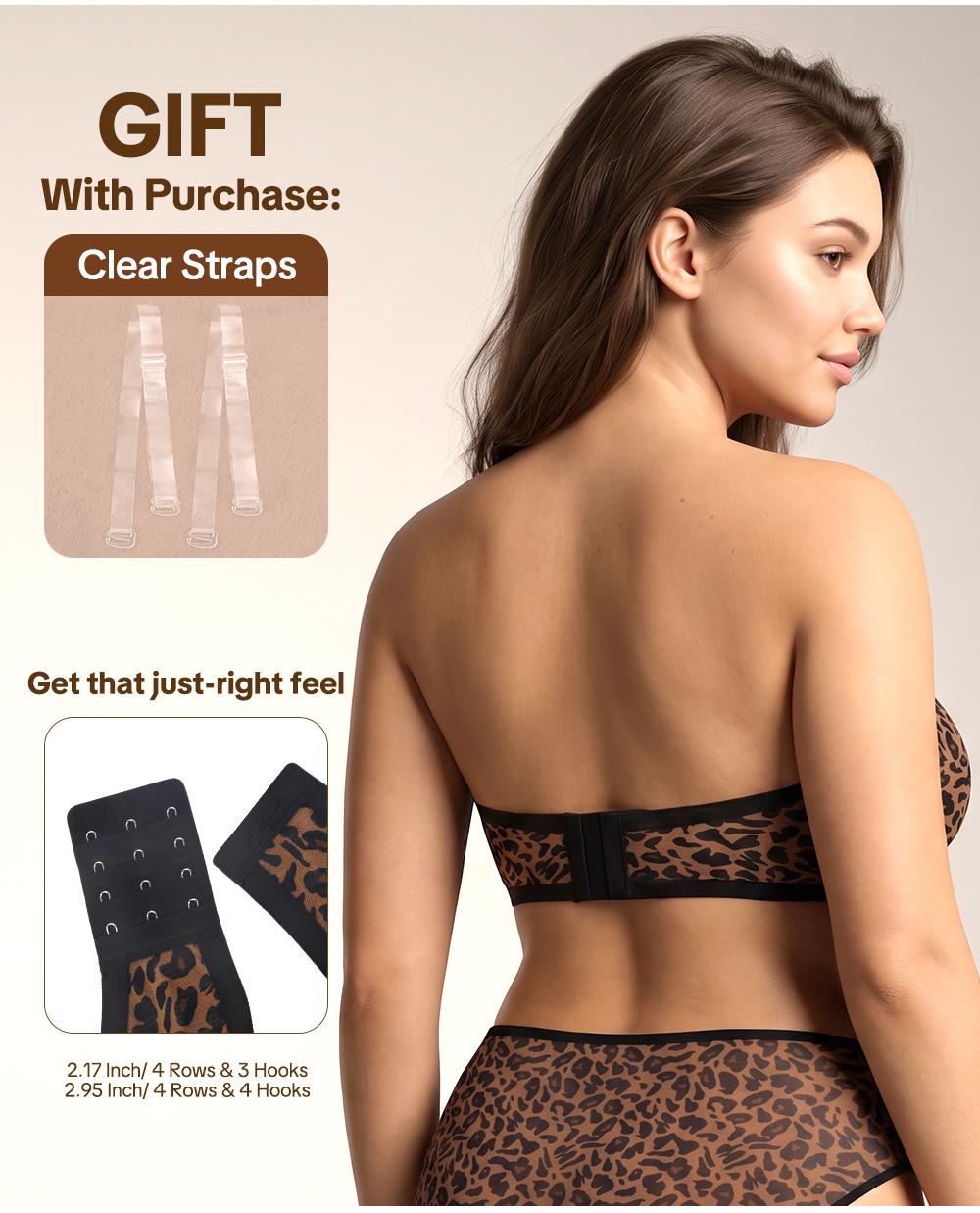 HSIA Bella Women's Convertible Strapless Minimizer Bandeau Bra Underwire Unlined for Large Bust HSIA Bella Women's Convertible Strapless Minimizer Bandeau Bra Underwire Unlined for Large Bust