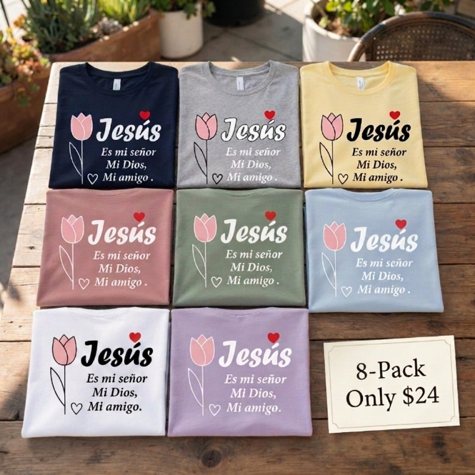 Women Plus Size Jesus Floral Faith Graphic Tee